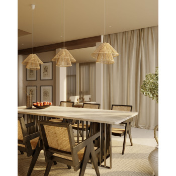 Maxlight Amalfi II natúr-fehér függesztett lámpa (MAX-P0578) E27 1 izzós IP20