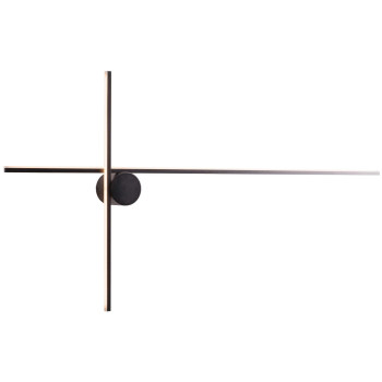 Maxlight Arne fekete fürdőszobai LED falikar (MAX-W0370) LED 1 izzós IP44