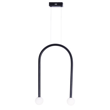 Maxlight Enigma fekete LED függesztett lámpa (MAX-P0513) LED 2 izzós IP20