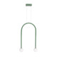 Maxlight Enigma zöld LED függesztett lámpa (MAX-P0522) LED 2 izzós IP20