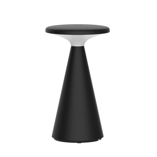 Maxlight Funghi fekete hordozható LED asztali lámpa (MAX-T0063) LED 1 izzós IP44