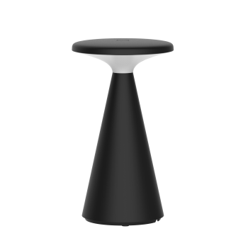 Maxlight Funghi fekete hordozható LED asztali lámpa (MAX-T0063) LED 1 izzós IP44