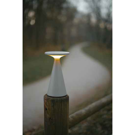 Maxlight Funghi szürke hordozható LED asztali lámpa (MAX-T0064) LED 1 izzós IP44