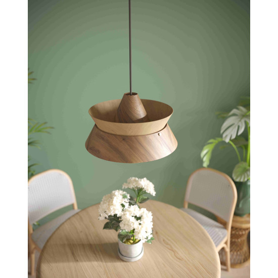 Maxlight Kioto barna függesztett lámpa (MAX-P0549) E27 1 izzós IP20