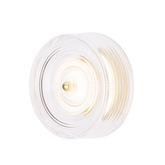 Maxlight Lipari arany-átlátszó LED fali lámpa (MAX-W0358) LED 1 izzós IP20