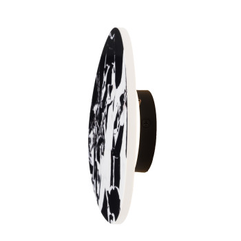 Maxlight Marbles fehér-fekete LED fali lámpa (MAX-W0391) LED 1 izzós IP20