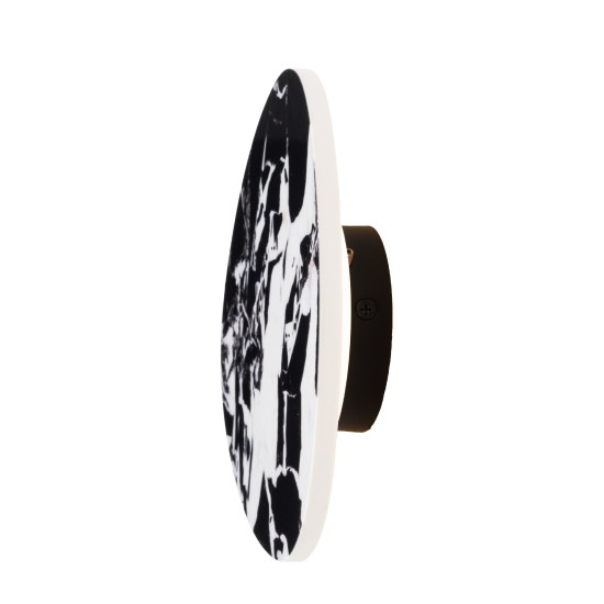 Maxlight Marbles fehér-fekete LED fali lámpa (MAX-W0391) LED 1 izzós IP20