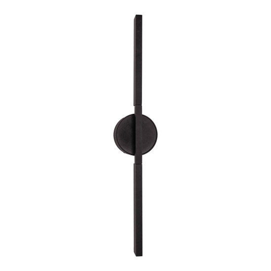 Maxlight Merano fekete LED falikar (MAX-W0348) LED 2 izzós IP20