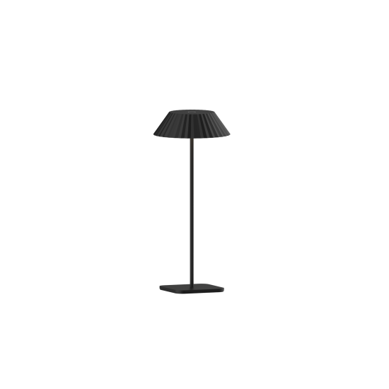 Maxlight Muffin fekete hordozható LED asztali lámpa (MAX-T0066) LED 1 izzós IP44