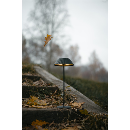 Maxlight Muffin fekete hordozható LED asztali lámpa (MAX-T0066) LED 1 izzós IP44