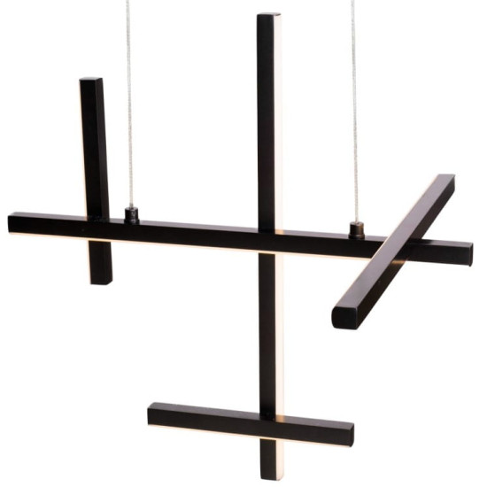 Maxlight Soho fekete LED függesztett lámpa (MAX-P0546) LED 1 izzós IP20