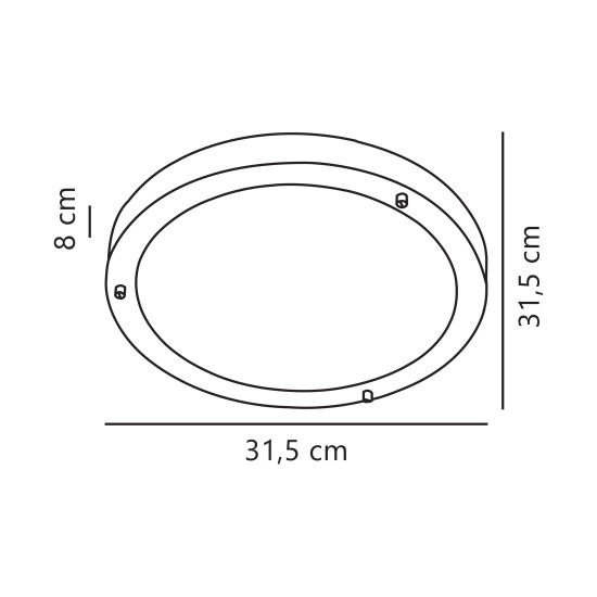 Nordlux Ancona fehér vízvédett mennyezeti lámpa (NOR-25316101) E27 2 izzós IP44