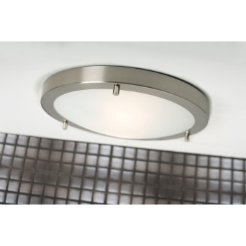 Nordlux Ancona szürke-fehér vízvédett mennyezeti lámpa (NOR-25316132) E27 2 izzós IP44