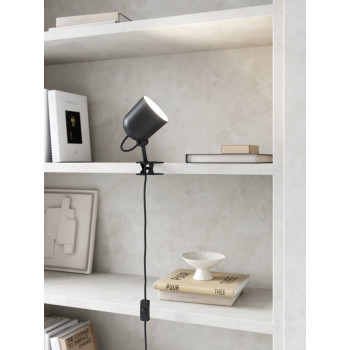 Nordlux Angle  fekete csiptetős lámpa (NOR-2220362003) GU10 1 izzós IP20