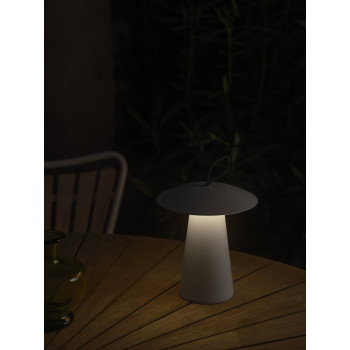 Nordlux Ara To-Go fehér kültéri hordozható LED asztali lámpa (NOR-2318245001) LED 1 izzós IP54