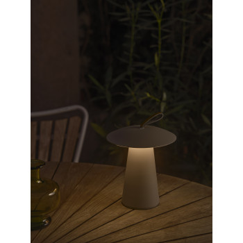 Nordlux Ara To-Go homok kültéri hordozható LED asztali lámpa (NOR-2318245008) LED 1 izzós IP54