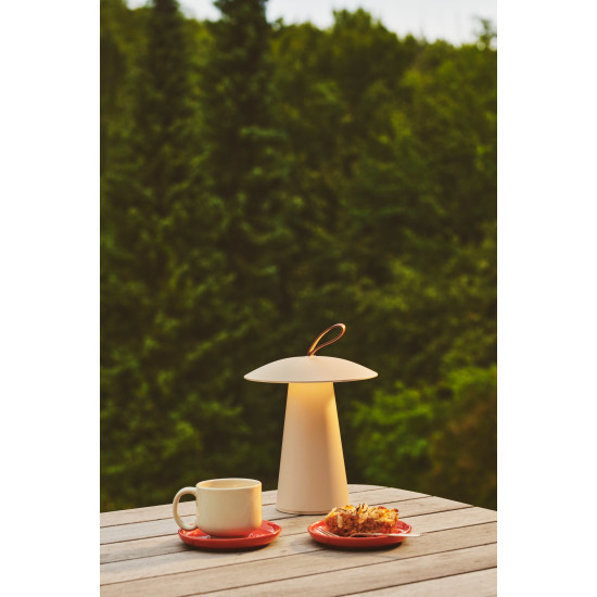 Nordlux Ara To-Go homok kültéri hordozható LED asztali lámpa (NOR-2318245008) LED 1 izzós IP54