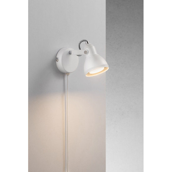 Nordlux Aslak  fehér fali lámpa (NOR-45721001) GU10 1 izzós IP20