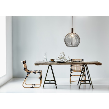 Nordlux Aver fekete függesztett lámpa (NOR-84263003) E27 1 izzós IP20