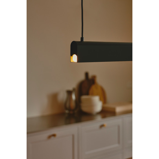 Nordlux Beau fekete LED függesztett lámpa (NOR-2220483003) LED 1 izzós IP20