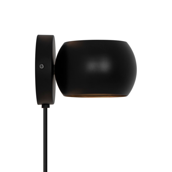 Nordlux Belir fekete fali lámpa (NOR-2312201003) G9 1 izzós IP20