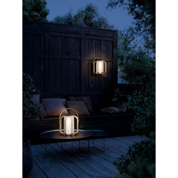 Nordlux Bob Solar  barna kültéri hordozható LED asztali lámpa (NOR-2118085062) LED 1 izzós IP44