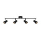Nordlux Boston 4-rail  fekete mennyezeti lámpa (NOR-2512380103) GU10 1 izzós IP20