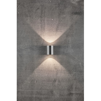 Nordlux Canto 2  szürke LED vízvédett kültéri fali lámpa (NOR-49701034) LED 1 izzós IP44