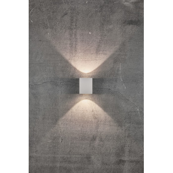 Nordlux Canto Kubi 2  fehér LED vízvédett kültéri fali lámpa (NOR-49711001) LED 1 izzós IP44