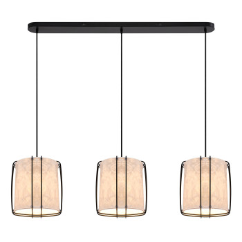 Nordlux Cardine  fehér-fekete függesztett lámpa (NOR-2312443001) E27 3 izzós IP20