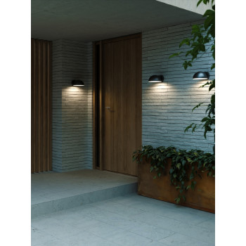 Nordlux Clarso  fekete vízvédett kültéri fali lámpa (NOR-2418211003) E27 1 izzós IP44