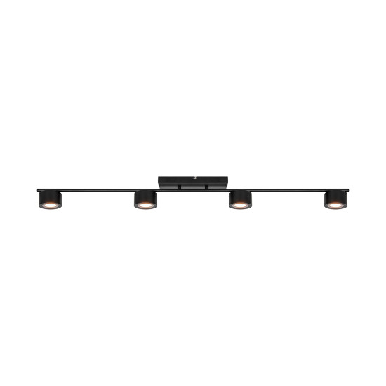 Nordlux Clyde 4-Rail  fekete LED mennyezeti spotlámpa (NOR-2213530103) LED 1 izzós IP20