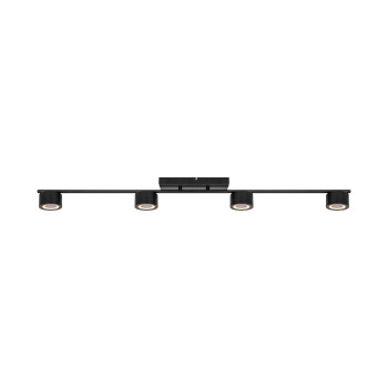 Nordlux Clyde 4-Rail  fekete LED mennyezeti spotlámpa (NOR-2213530103) LED 1 izzós IP20