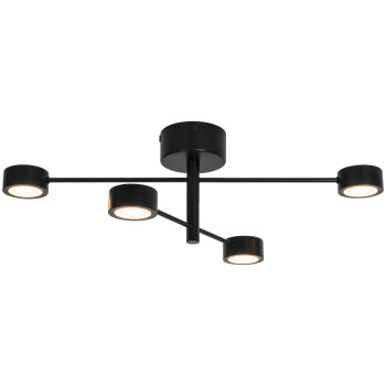 Nordlux Clyde Flex 4-Rail  fekete LED mennyezeti spotlámpa (NOR-2412260103) LED 1 izzós IP20