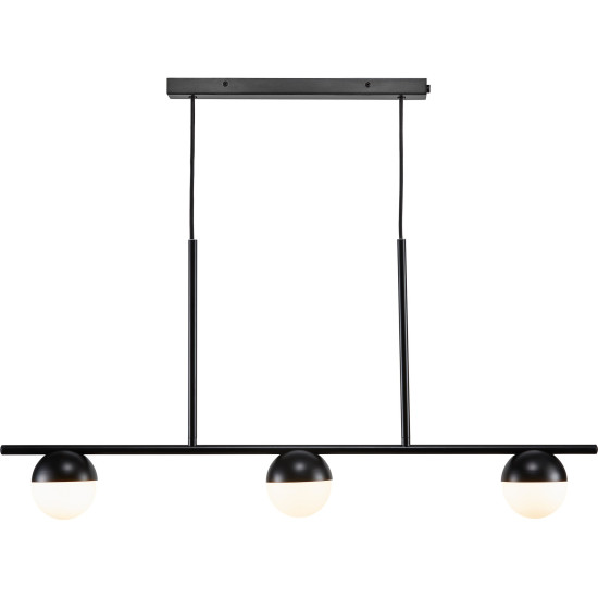 Nordlux Contina 3-Spot  fekete-fehér függesztett lámpa (NOR-2010953003) G9 3 izzós IP20
