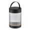 Nordlux Coupar Solar  fekete-átlátszó kültéri hordozható LED asztali lámpa (NOR-2518215003) LED 1 izzós IP44