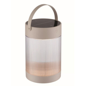 Nordlux Coupar Solar  barna-fehér kültéri hordozható LED asztali lámpa (NOR-2518215009) LED 1 izzós IP44