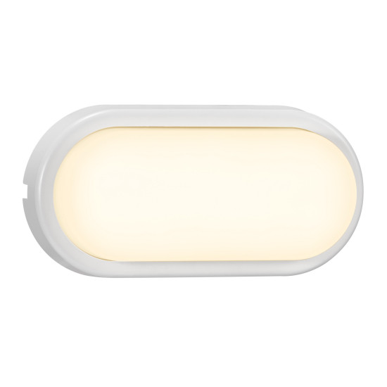 Nordlux Cuba Energy Oval  fehér LED vízvédett kültéri fali lámpa (NOR-2019181001) LED 1 izzós IP54