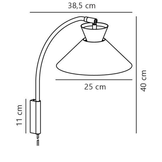 Nordlux Dial  fehér fali lámpa (NOR-2213371001) E27 1 izzós IP20