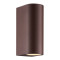 Nordlux Dion Double  rozsdabarna vízvédett kültéri fali lámpa (NOR-2518021009) GU10 1 izzós IP44