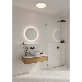 Nordlux Dovina Mirror fehér-átlátszó fürdőszobai tükrös LED fali lámpa (NOR-2310251000) LED 1 izzós IP44