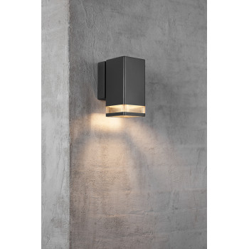 Nordlux Elm  fekete vízvédett kültéri fali lámpa (NOR-45321003) GU10 1 izzós IP44