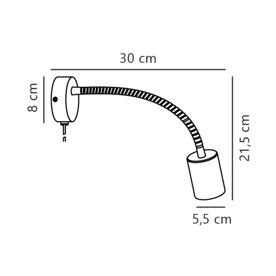 Nordlux Explore fekete fali lámpa (NOR-2113261003) GU10 1 izzós IP20