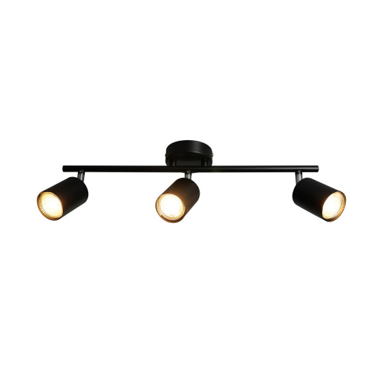 Nordlux Explore fekete mennyezeti spotlámpa (NOR-2113270103) GU10 3 izzós IP20