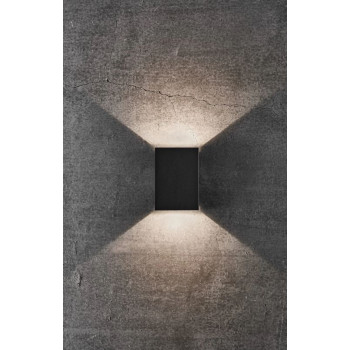 Nordlux Fold 10  fekete LED vízvédett kültéri fali lámpa (NOR-2019041003) LED 1 izzós IP54