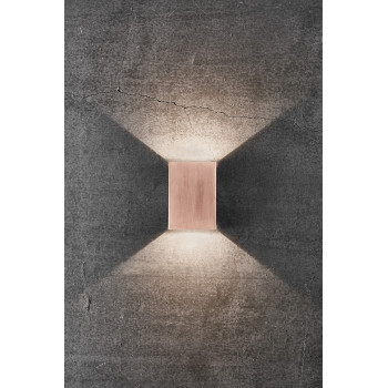 Nordlux Fold 10  barna LED vízvédett kültéri fali lámpa (NOR-2019041030) LED 1 izzós IP54