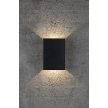 Nordlux Fold 15  fekete LED vízvédett kültéri fali lámpa (NOR-2019051003) LED 1 izzós IP54