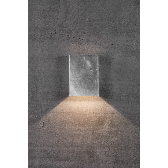 Nordlux Fold 15  ezüst LED vízvédett kültéri fali lámpa (NOR-2019051031) LED 1 izzós IP54