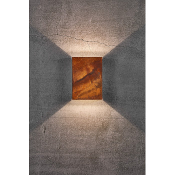 Nordlux Fold 15  barna LED vízvédett kültéri fali lámpa (NOR-2019051038) LED 1 izzós IP54