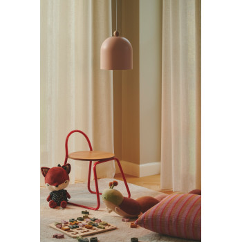 Nordlux Gaston  rózsaszín-fehér függesztett lámpa (NOR-2412653057) E27 1 izzós IP20